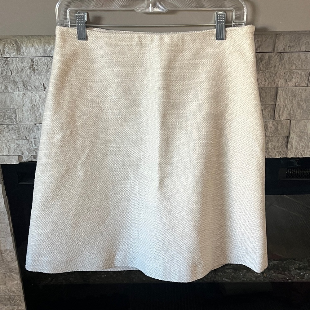 Tory Burch Cream A-Line Skirt size 4